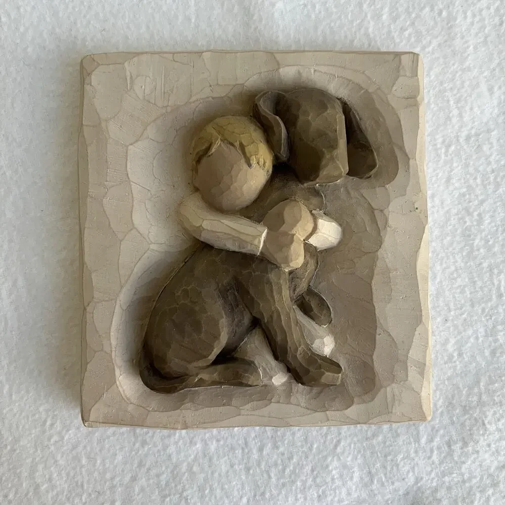 Willow Tree Hug Wall Decor Demdaco 2003 Susan Lordi 